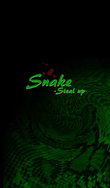 [LINE着せ替え] Snake-steal up- Green ver.の画像1