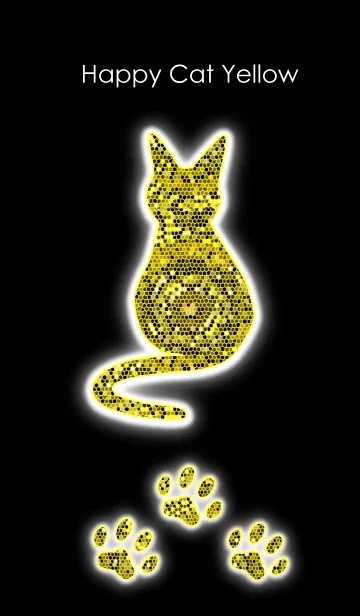 Happy Cat Yellowの着せ替えメイン画像