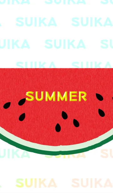 [LINE着せ替え] SUMMER collection_スイカの画像1