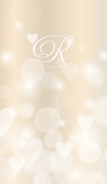 [LINE着せ替え] INITIAL -R- Heart Goldの画像1