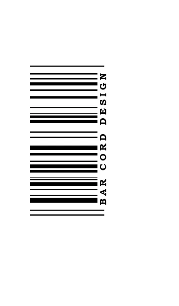 BAR CODEの着せ替えメイン画像