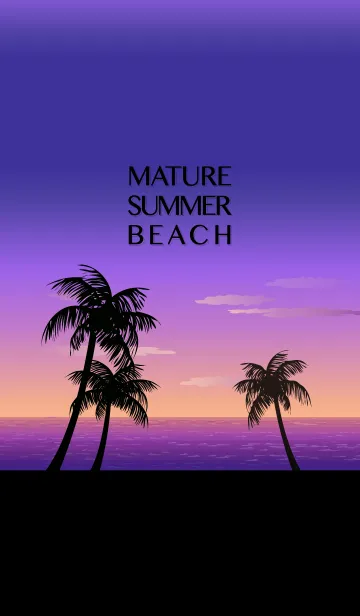 [LINE着せ替え] MATURE SUMMER BEACHの画像1