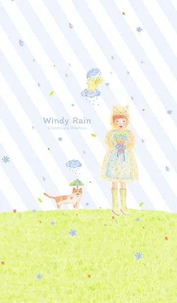 [LINE着せ替え] Windy Rainの画像1