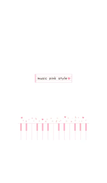 music pink styleの着せ替えメイン画像