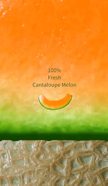 [LINE着せ替え] 100% Fresh Cantaloupe Melonの画像1