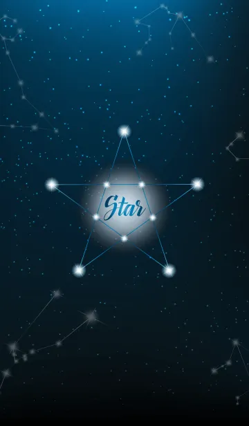 [LINE着せ替え] Blue star in the skyの画像1