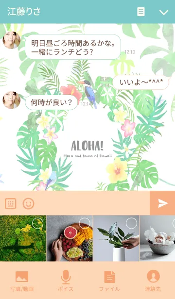 [LINE着せ替え] ALOHA！ハワイの画像4