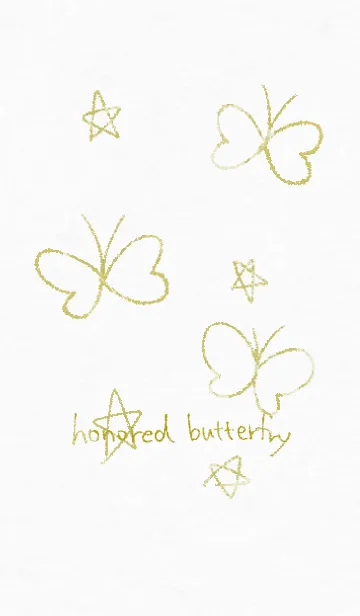 [LINE着せ替え] Honored butterflyの画像1