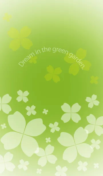[LINE着せ替え] Dream in the green garden.の画像1