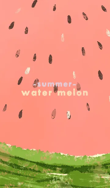 [LINE着せ替え] -summer- water melonの画像1