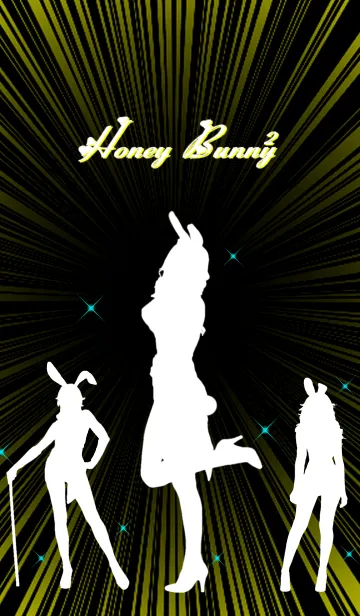 [LINE着せ替え] Honey Bunny-2-Yellowの画像1