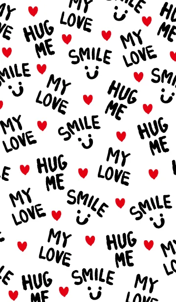 [LINE着せ替え] はぐらぶすまいるハートの画像1