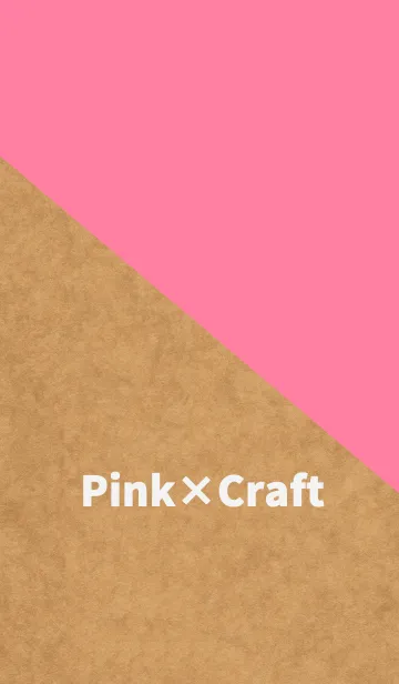 [LINE着せ替え] Pair Craft (Pink)の画像1