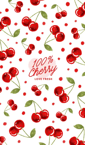 [LINE着せ替え] 100% Cherryの画像1