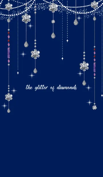 [LINE着せ替え] キラキラ＊ダイヤモンドの画像1