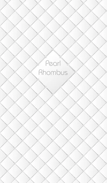 PEARL RHOMBUS WHITEの着せ替えメイン画像