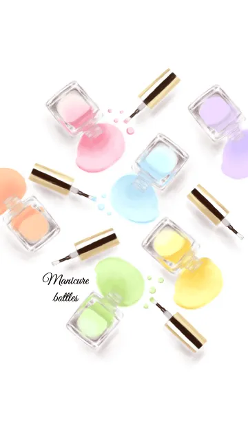 Manicure bottlesの着せ替えメイン画像