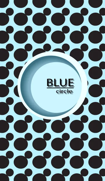 [LINE着せ替え] Blue Circleの画像1