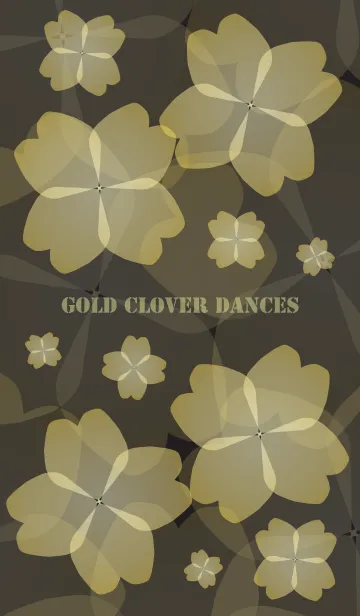 [LINE着せ替え] Gold clover dancesの画像1