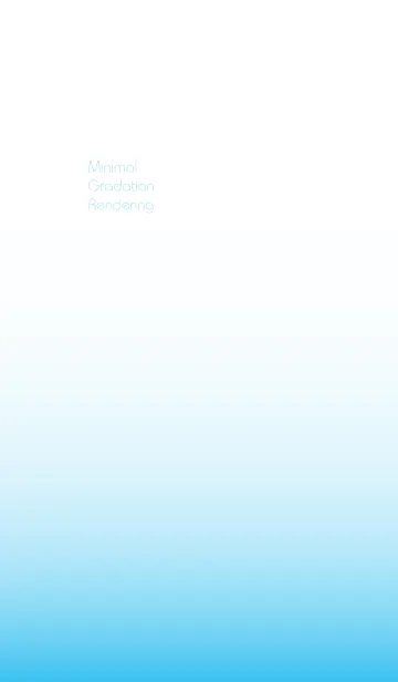 [LINE着せ替え] Minimal Gradation Rendering blueの画像1