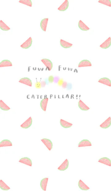 [LINE着せ替え] Fuwa Fuwa Caterpillarの画像1