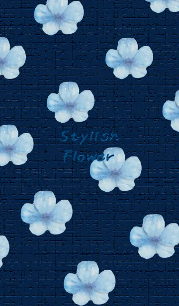 [LINE着せ替え] Stylish flower2の画像1