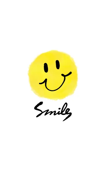 [LINE着せ替え] 水彩スマイルの画像1