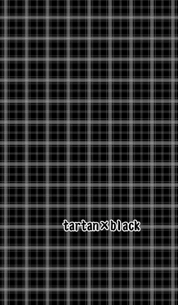 [LINE着せ替え] tartan×blackの画像1