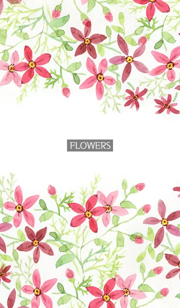water color flowers_258の着せ替えメイン画像