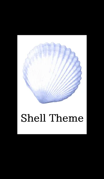 [LINE着せ替え] Simple Shell Theme...Blueの画像1