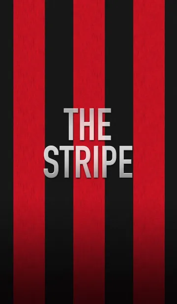 [LINE着せ替え] THE STRIPE - Black ＆ Red -の画像1