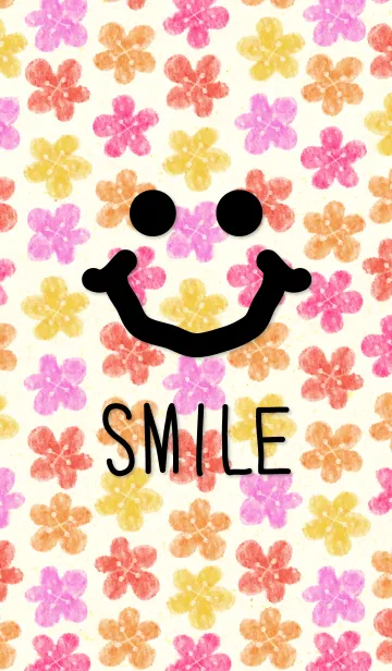 [LINE着せ替え] にこちゃん4-お花畑-の画像1