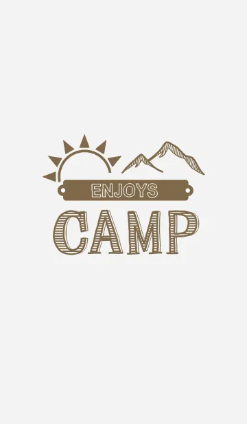 [LINE着せ替え] Enjoy Campの画像1