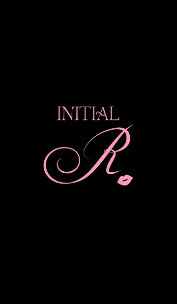 [LINE着せ替え] Initial R - Pink -の画像1