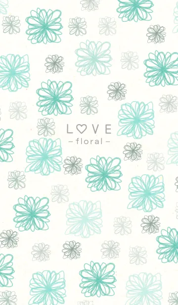 [LINE着せ替え] 花LOVE22-水彩画-の画像1