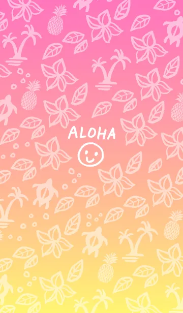 [LINE着せ替え] アロハスマイル9の画像1