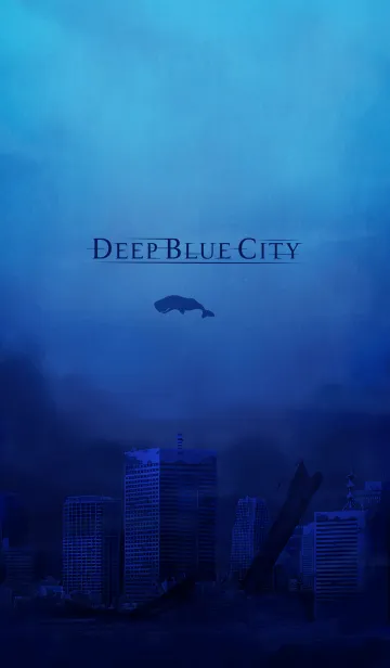 [LINE着せ替え] Deep Blue Cityの画像1