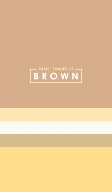 [LINE着せ替え] Pastel Shades of Brownの画像1