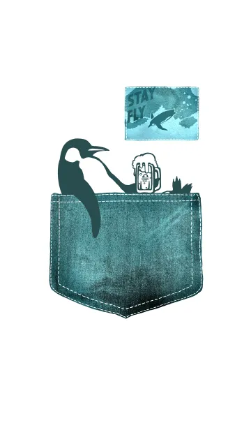 [LINE着せ替え] コウテイペンギンの画像1