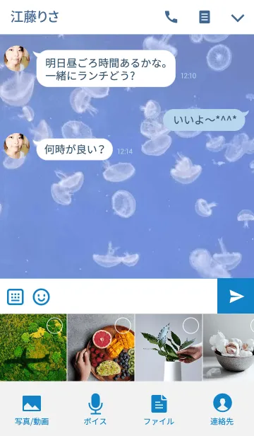 [LINE着せ替え] ちょるのくらげの画像4