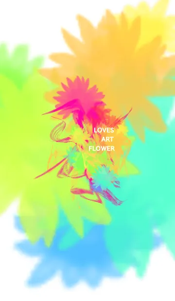 [LINE着せ替え] loves art FLOWERの画像1