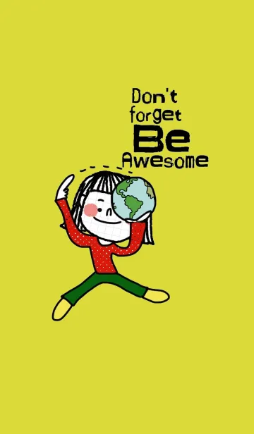 Mali, Don't forget to be awesome.の着せ替えメイン画像