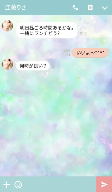 [LINE着せ替え] Opal Theme 2の画像3