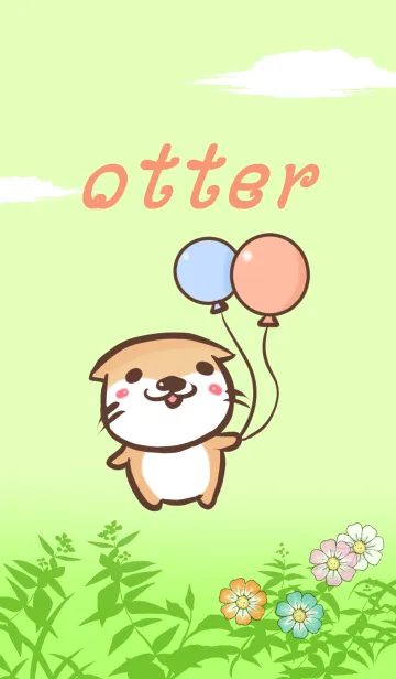 [LINE着せ替え] otter and young crab2の画像1