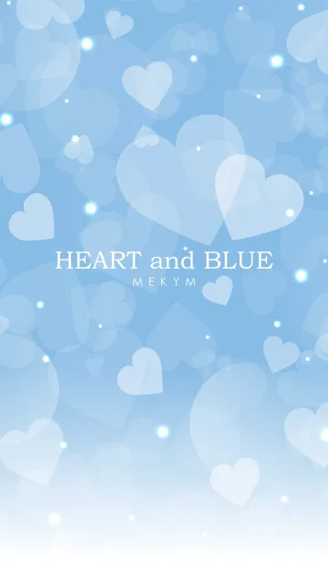 [LINE着せ替え] -HEART and BLUE-の画像1