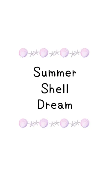 [LINE着せ替え] Summer Shell Dream...pinkの画像1