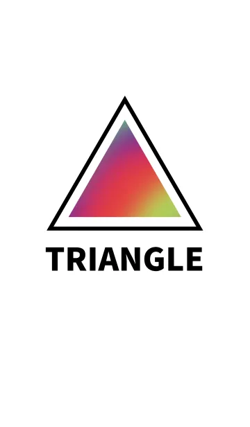 [LINE着せ替え] トライアングル スタイル 2の画像1