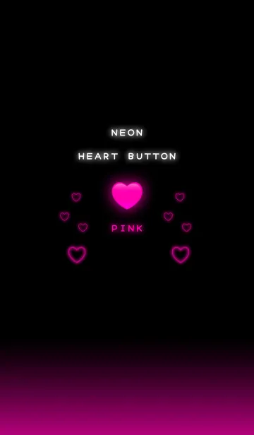 NEON HEART BUTTON PINKの着せ替えメイン画像