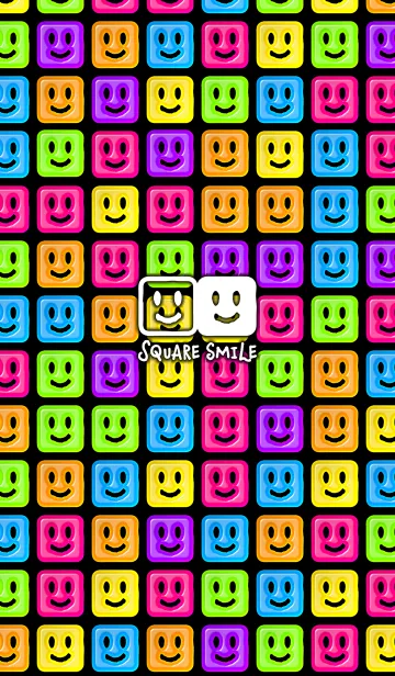 [LINE着せ替え] SQUARE SMILE <B>の画像1