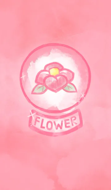 [LINE着せ替え] Crystal ball flowerの画像1